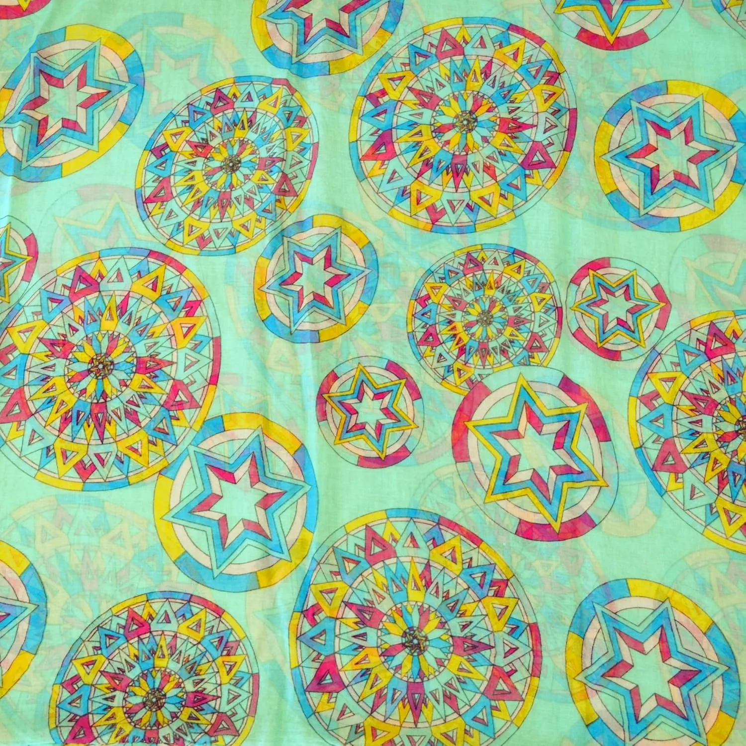 SCARF_TRADINGINC® Light Weight All Season Printed Infinity Scarf