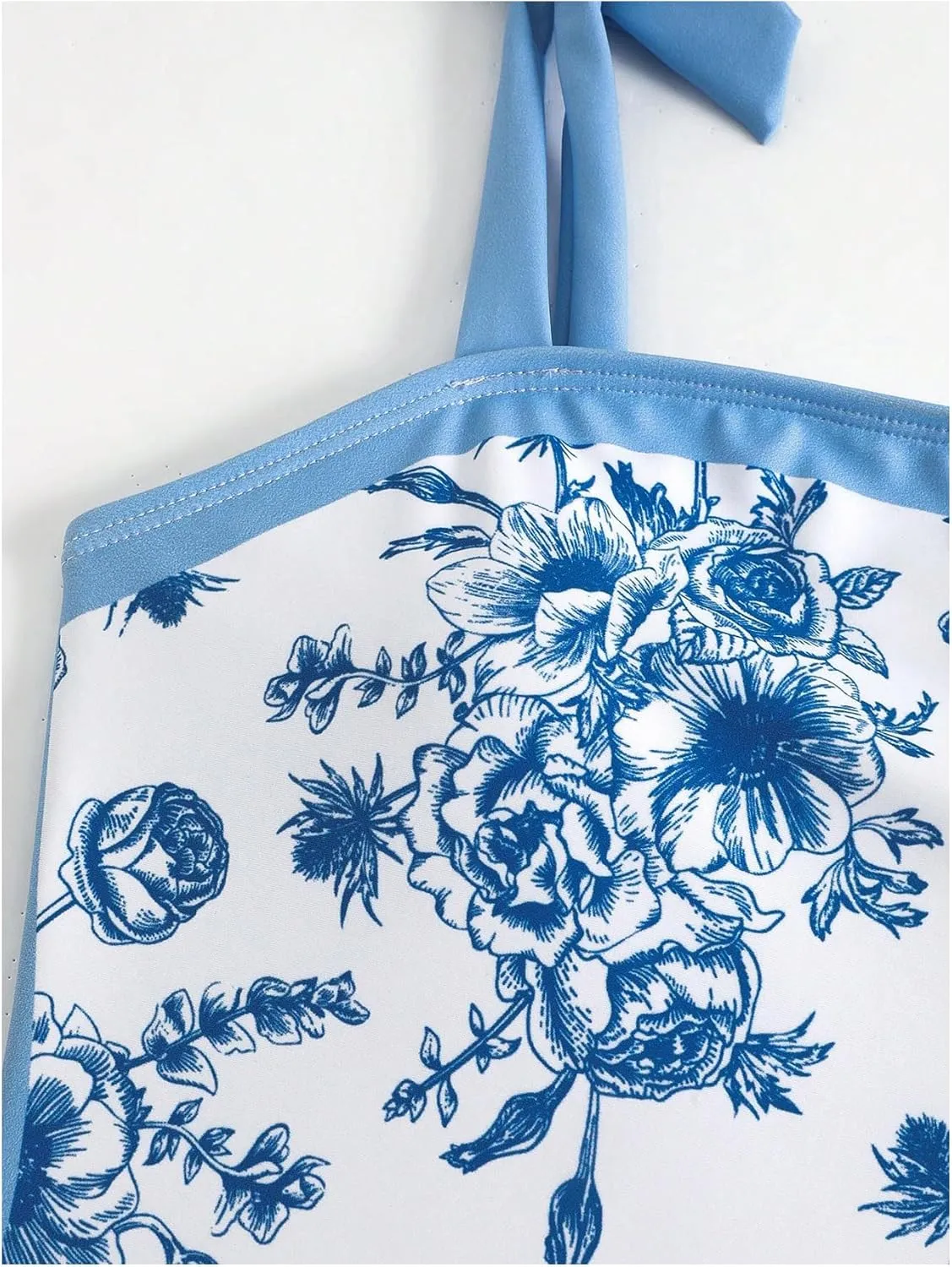 SHENHE Girl's Floral One Piece Swimsuit with Cover Up Sarong Wrap Tie Bow Cute Bathing Suits