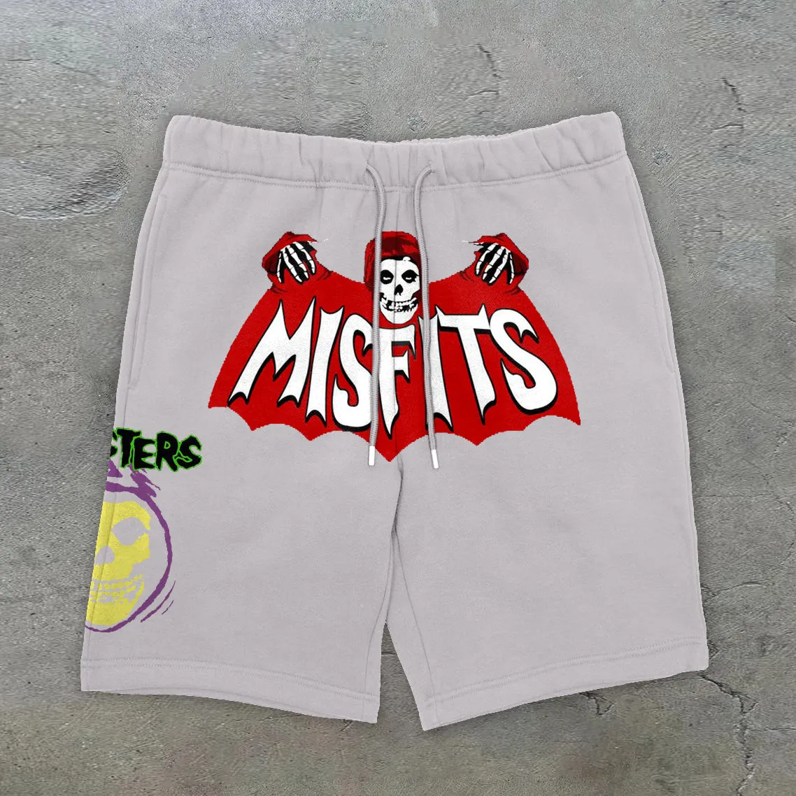 Skeleton Funny Fashion Casual Cotton Shorts