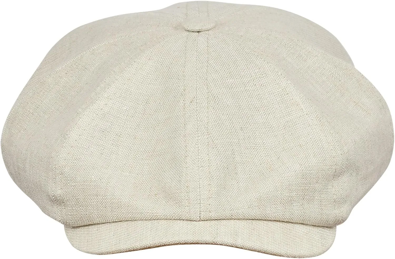 Sterkowski Rowdy Flat Cap for Men and Women | 100% Linen Newsboy Cap | Elegant 8 Panel Gatsby Cap