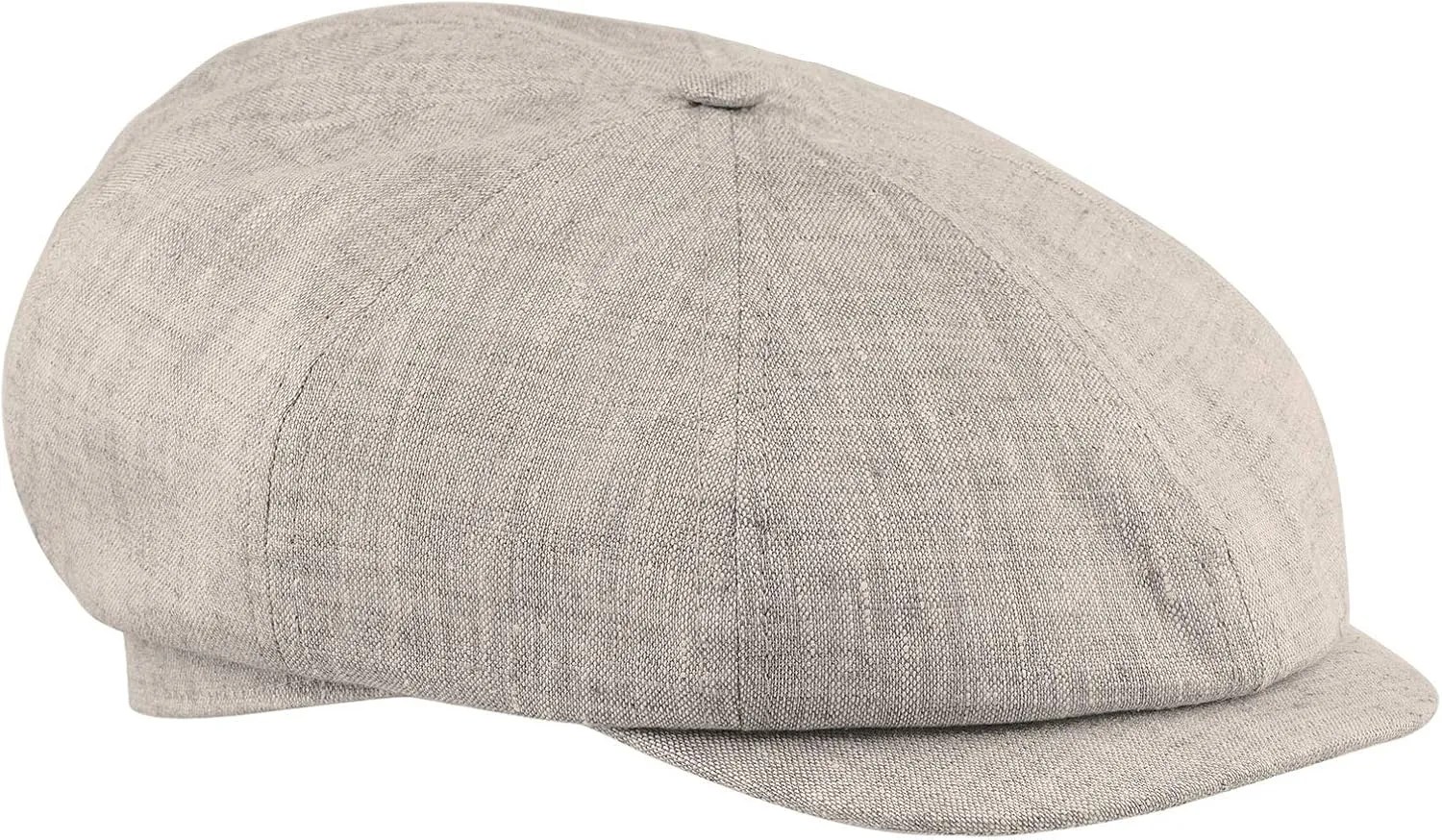 Sterkowski Rowdy Flat Cap for Men and Women | 100% Linen Newsboy Cap | Elegant 8 Panel Gatsby Cap