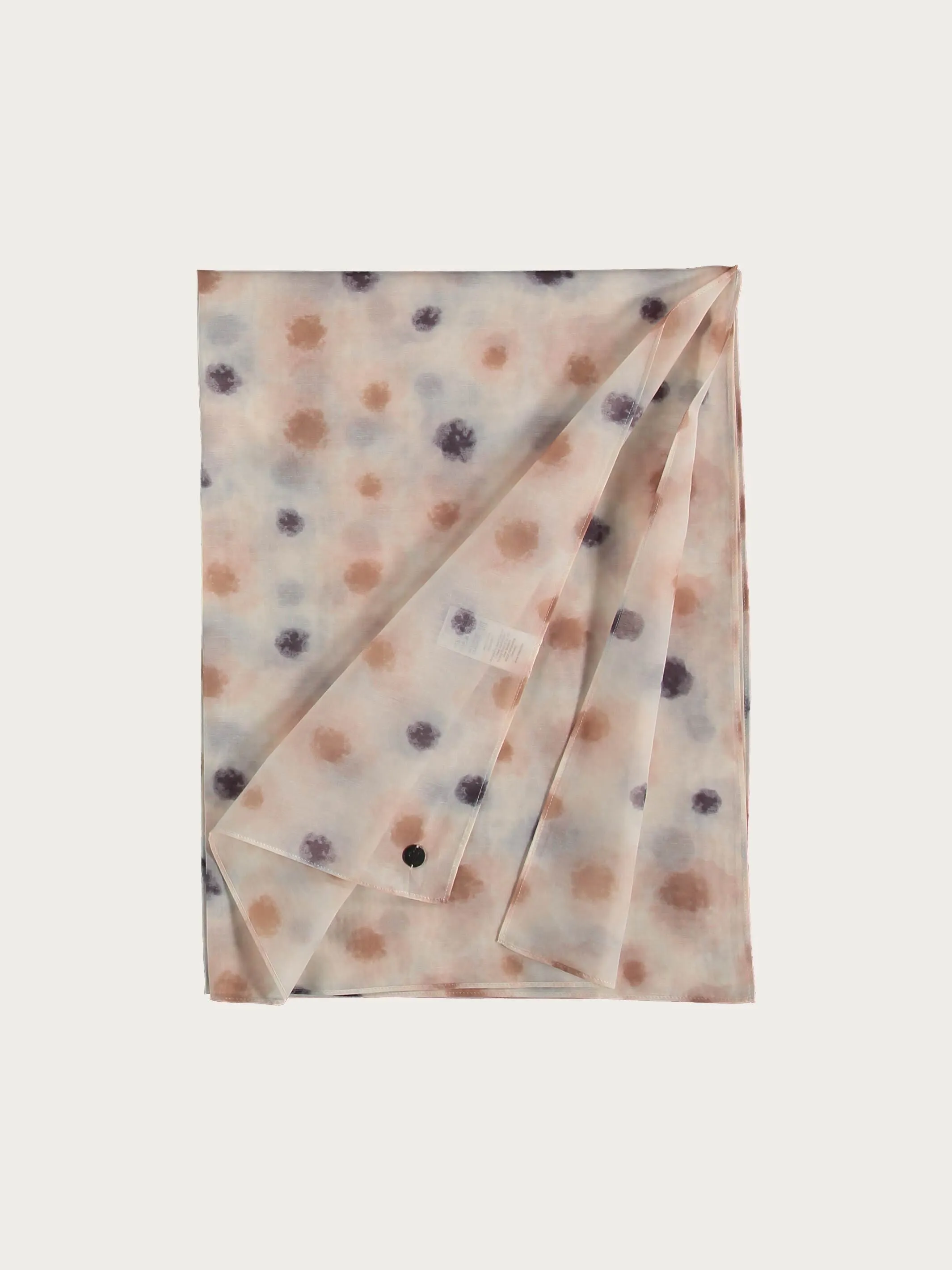 Stola mit Aquarell-Blumen-Design in Seidenmischung