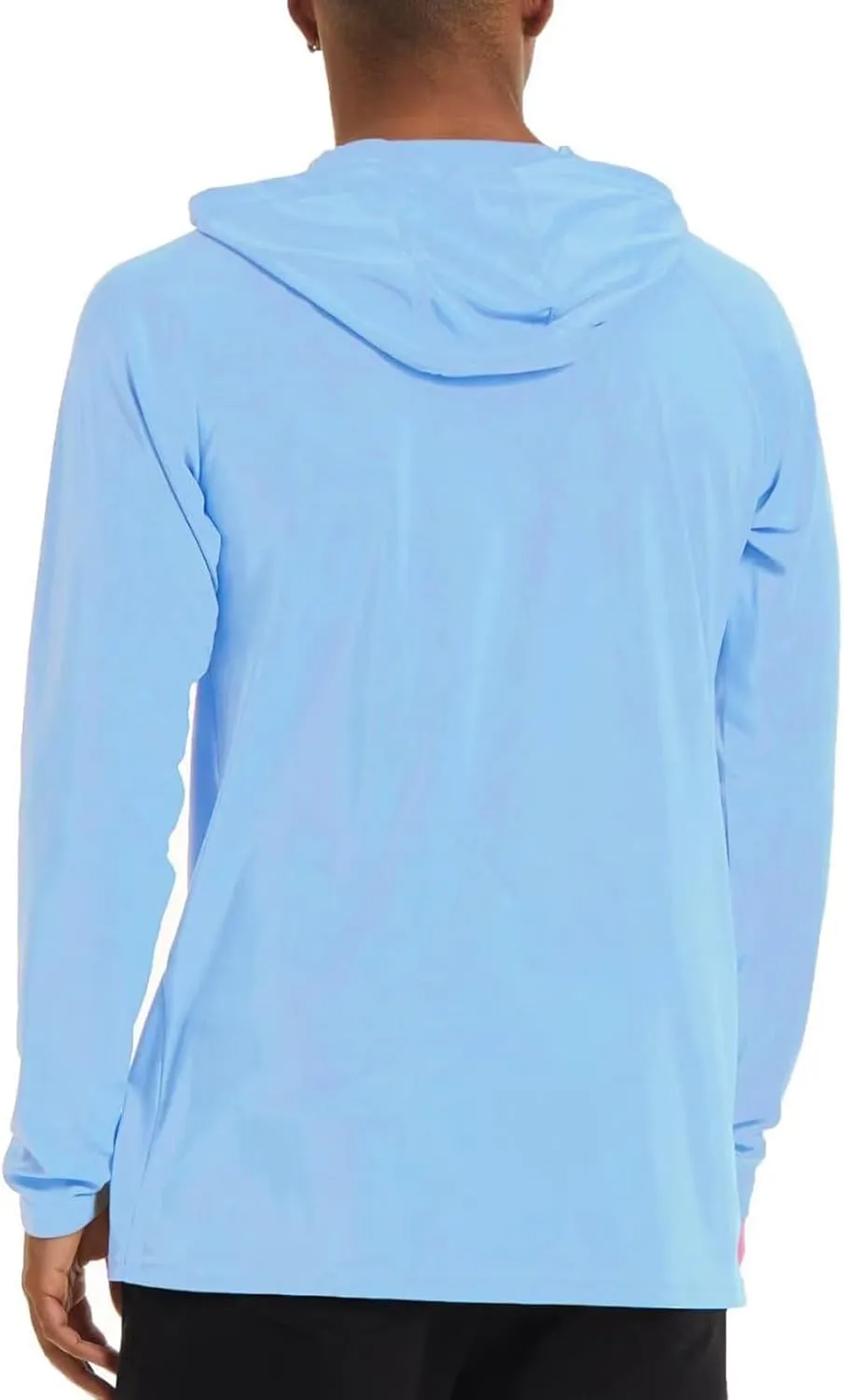 Sun Shirt UPF 50  Men's Fishing Long Sleeve UV Protection Hoodie Hiking Rash Guard Beach Swimming Running Pullover