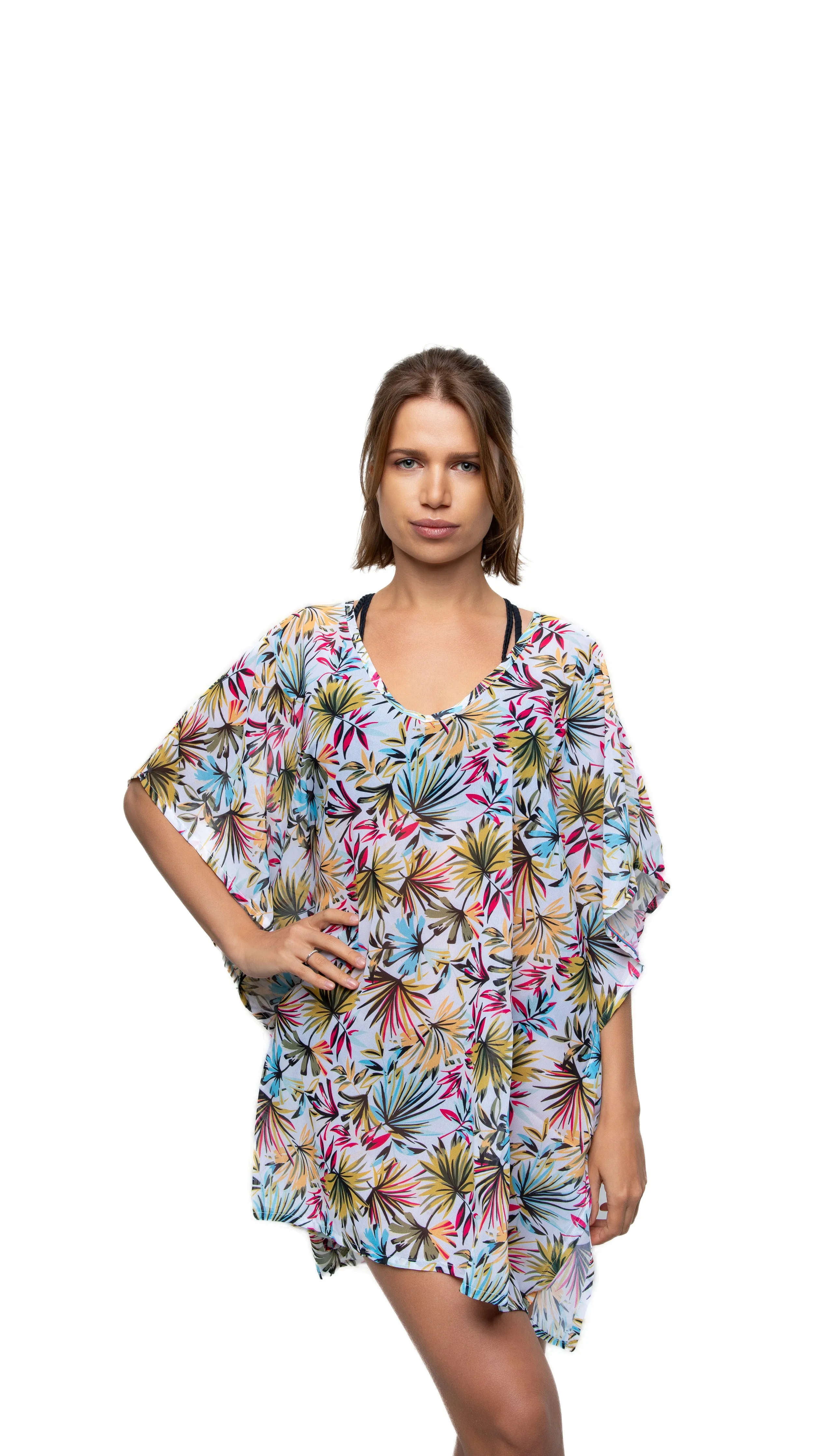 V Neck Cover Up