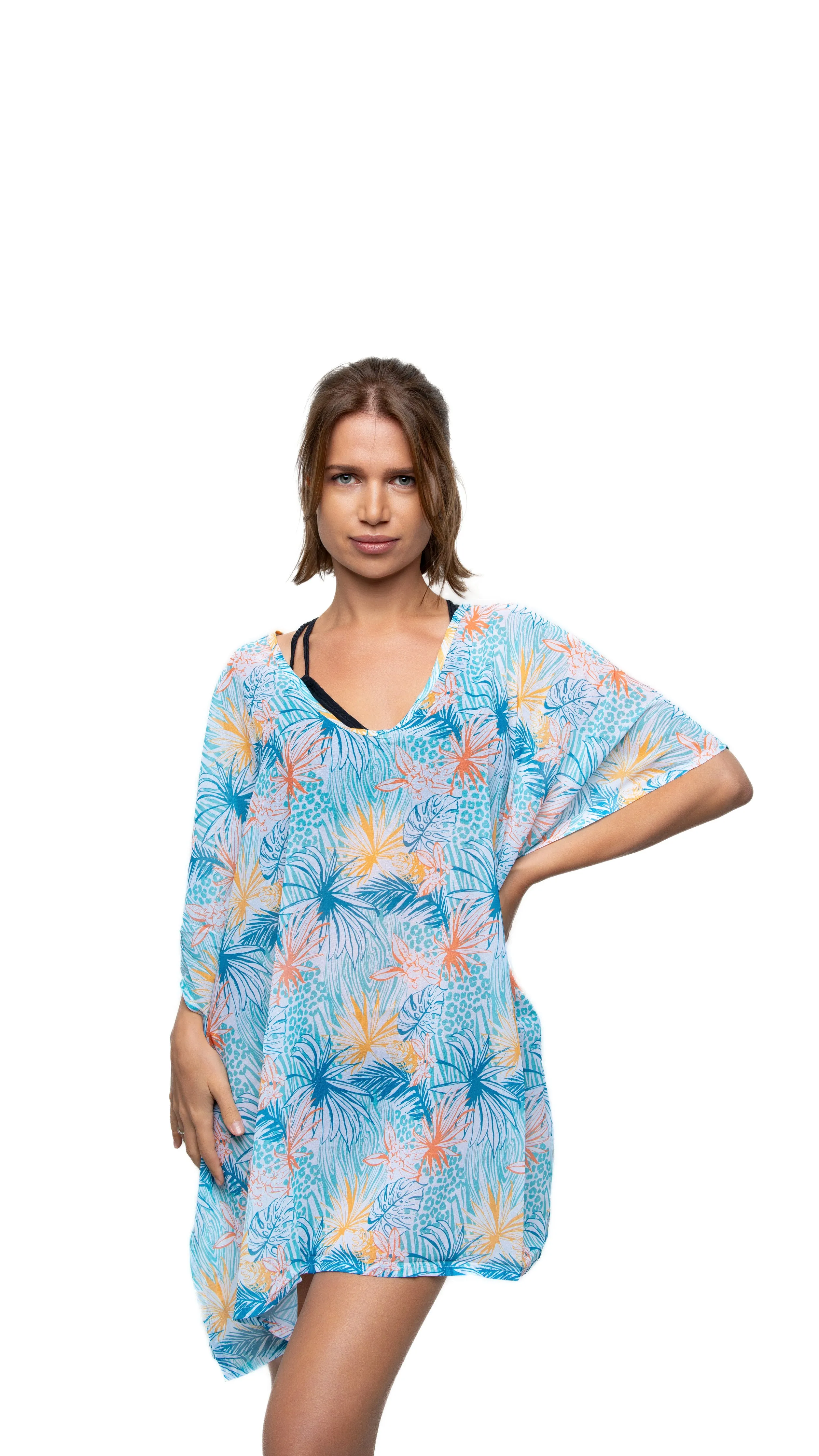 V Neck Cover Up
