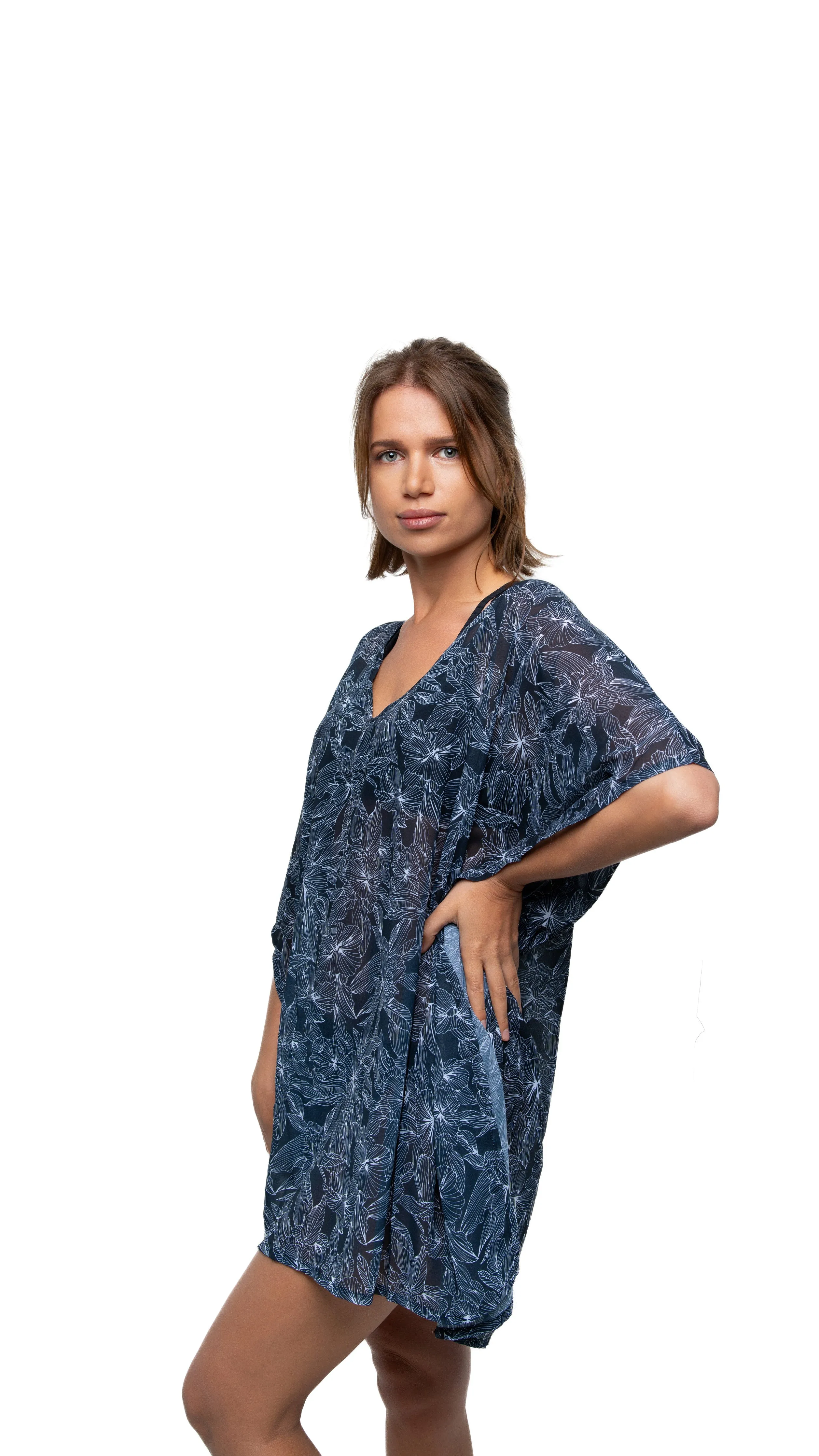 V Neck Cover Up