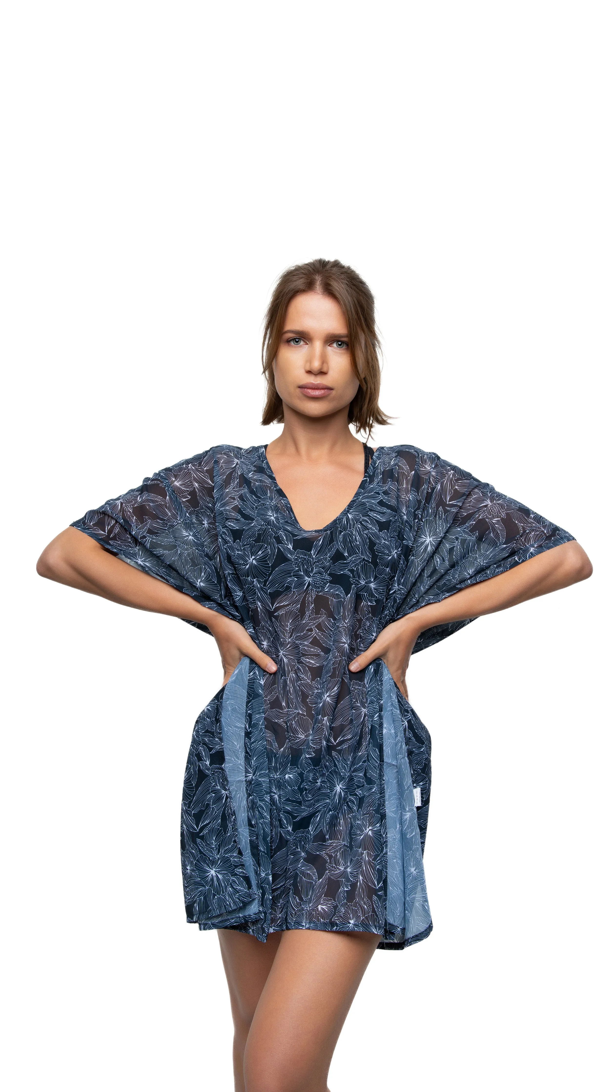 V Neck Cover Up