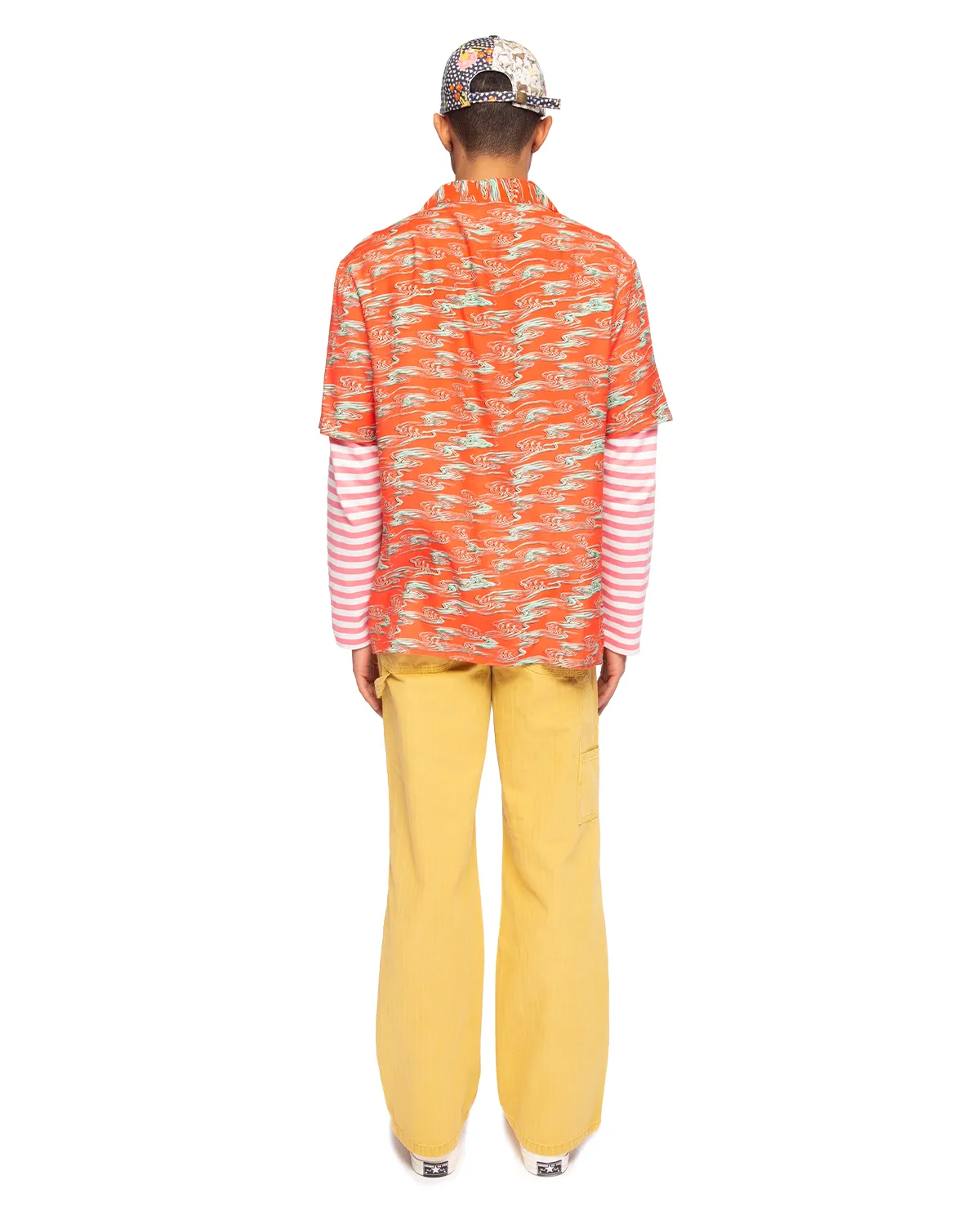 Wave Shirt Wave Print Red