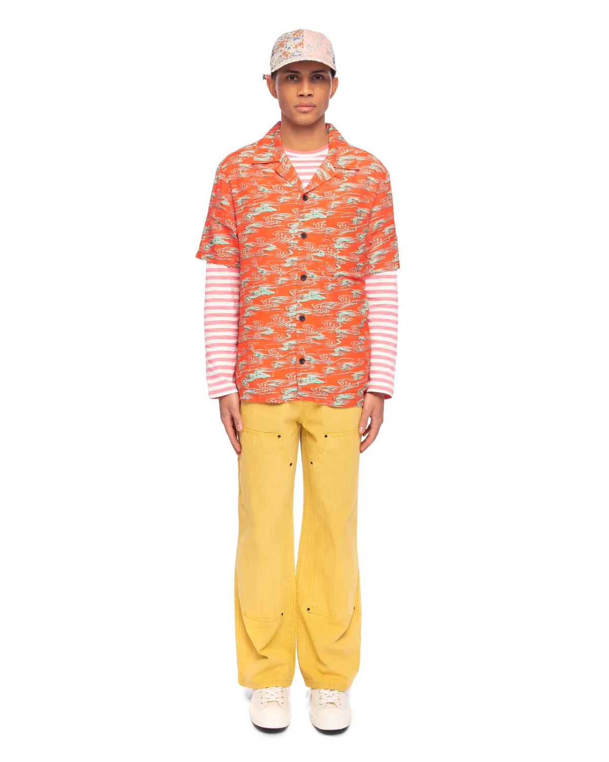 Wave Shirt Wave Print Red