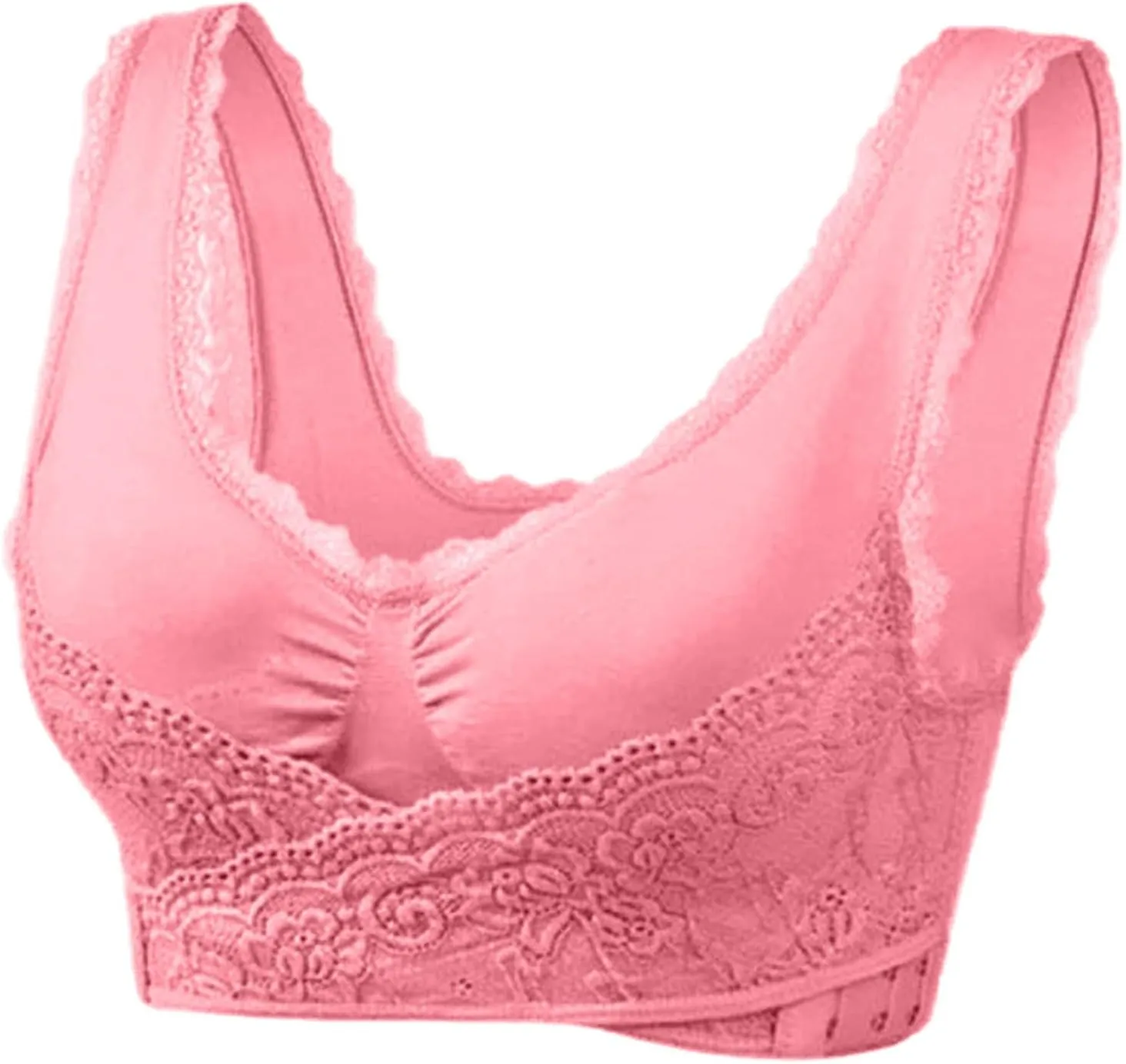 Women Sports Bra Adjustable Spaghetti Strap Wireless Padded Bras Breathable High Support Workout Gym Yoga Bralettes