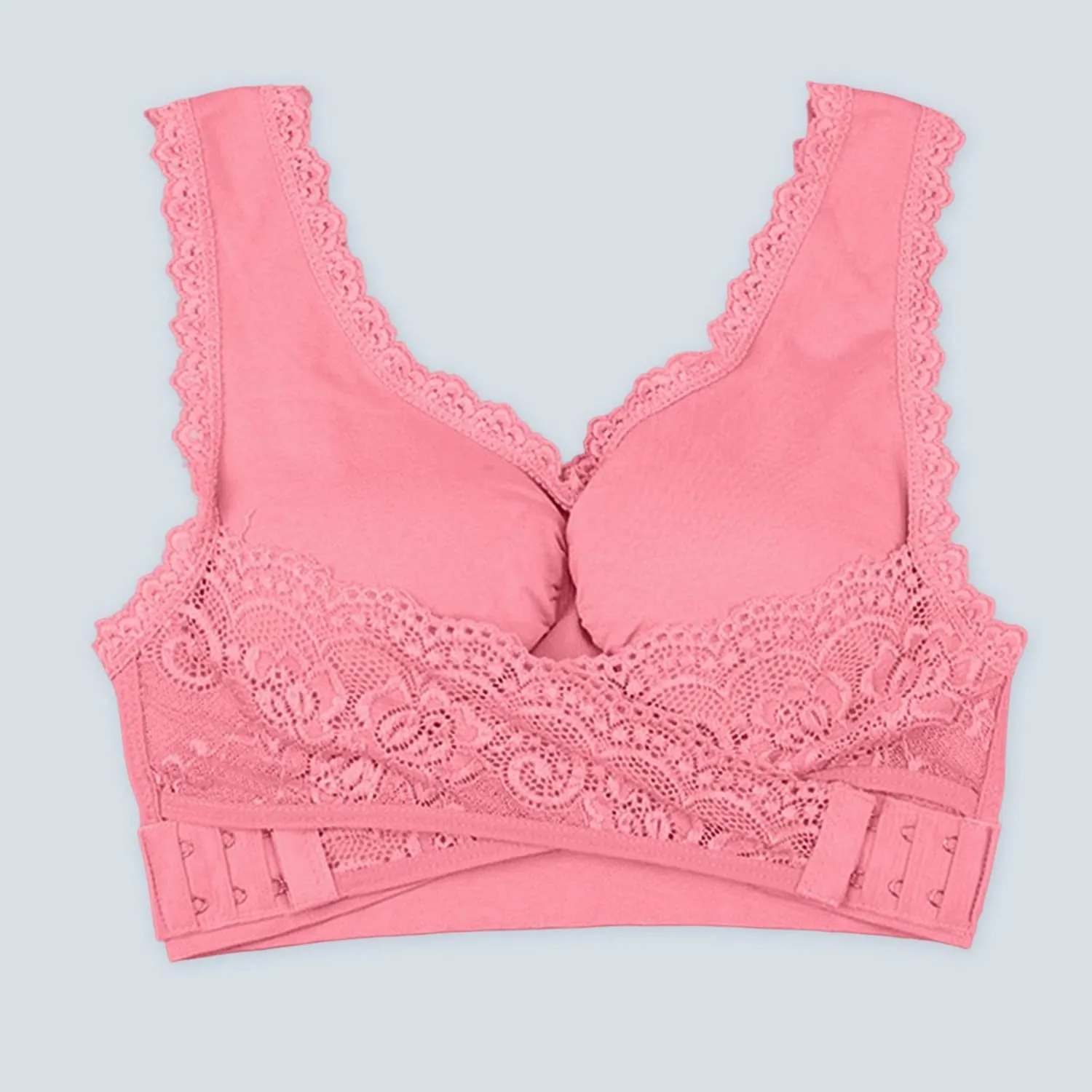 Women Sports Bra Adjustable Spaghetti Strap Wireless Padded Bras Breathable High Support Workout Gym Yoga Bralettes