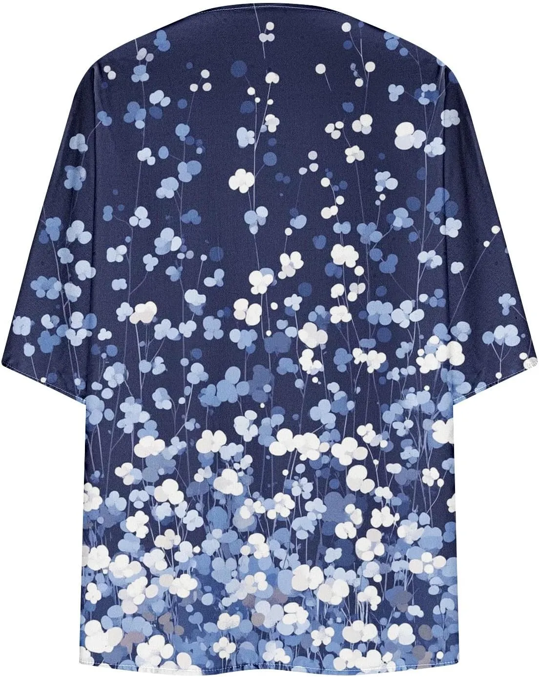 Women's Beach Kimono Coverup Sheer Chiffon Cover Ups, Casual Loose Open Front Cardigan Tops Blouse Summer Outfits