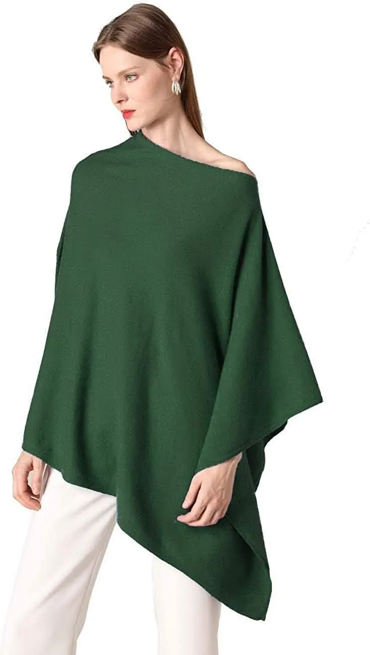 Women's Knitted Scarf Poncho Sweater with Buttons Winter Warm Open Front Poncho light weight sweater wrap poncho cape