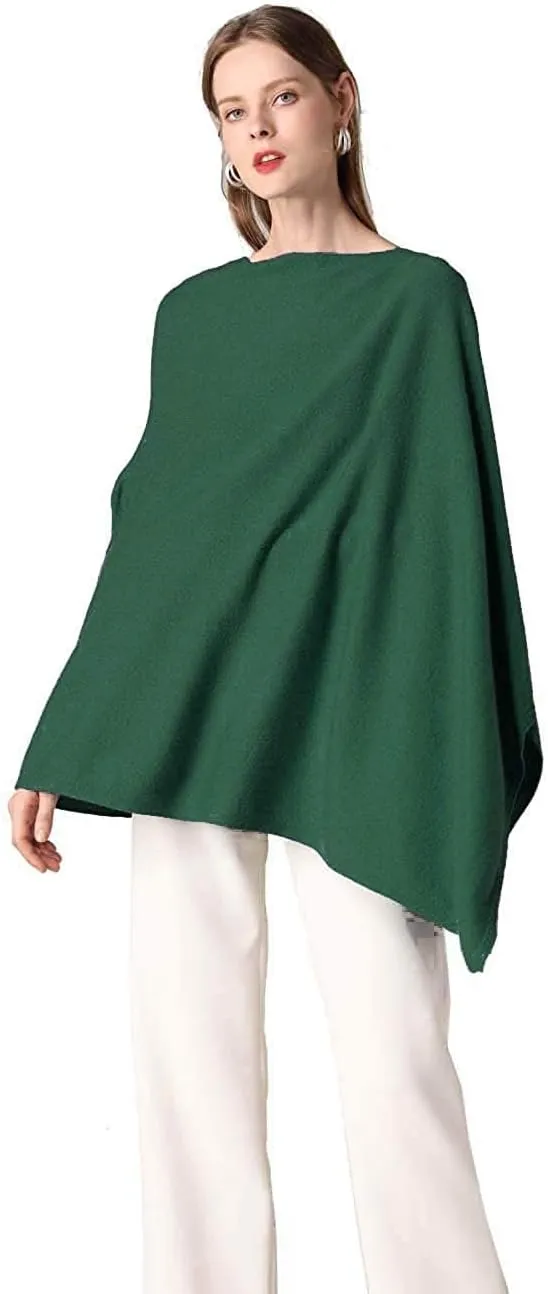 Women's Knitted Scarf Poncho Sweater with Buttons Winter Warm Open Front Poncho light weight sweater wrap poncho cape
