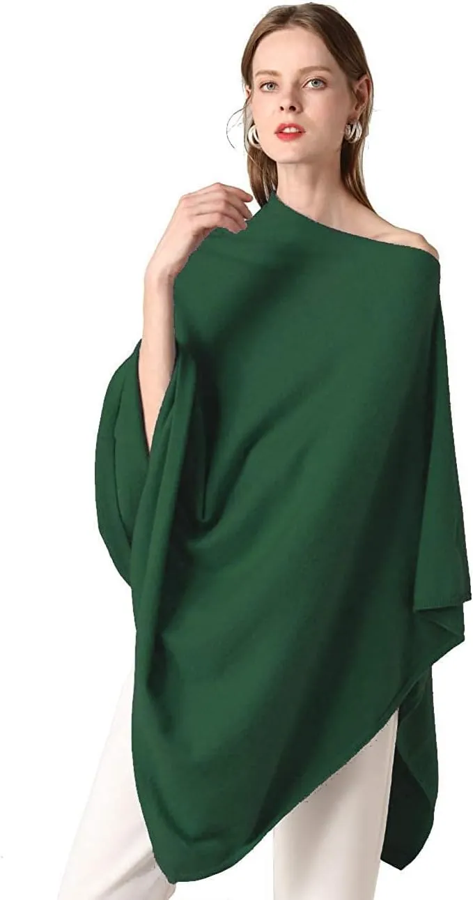 Women's Knitted Scarf Poncho Sweater with Buttons Winter Warm Open Front Poncho light weight sweater wrap poncho cape