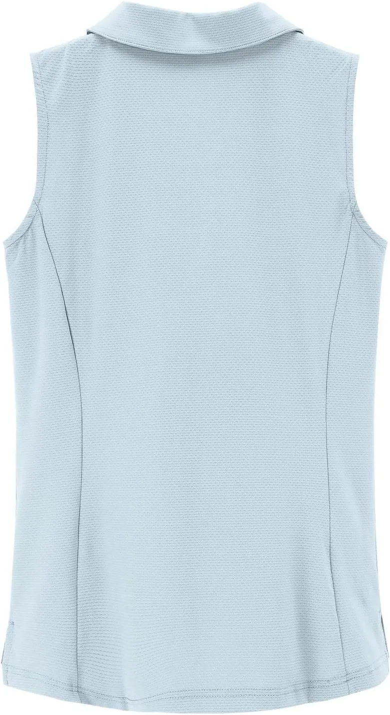 Women's Summer Solid Color Button T Shirt Stand Up Collar Sleeveless Casual Sports Top Tennis T Loose Casual T Shirt