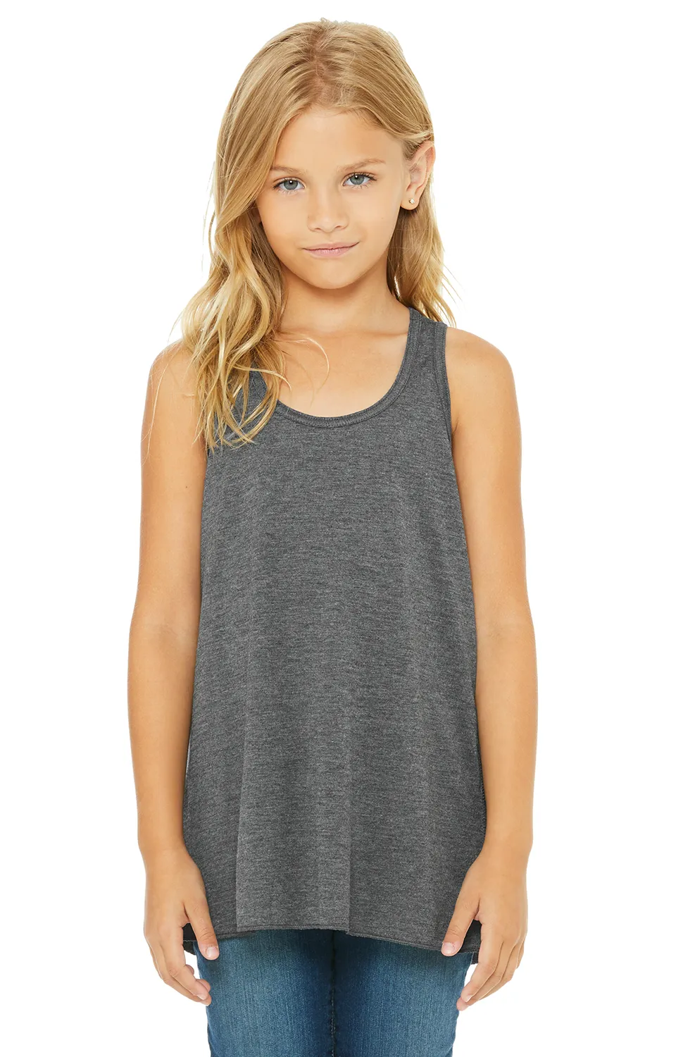 Youth Flowy Racerback Tank-CC