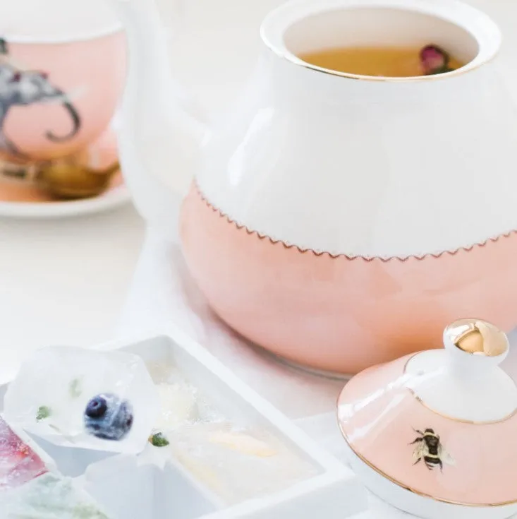 Yvonne Ellen Zebra & Parrot Teapot
